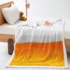 Dewdrop 2D Digital Printing Thickened Lamb Wool Crystal Fleece Blanket One Piece
