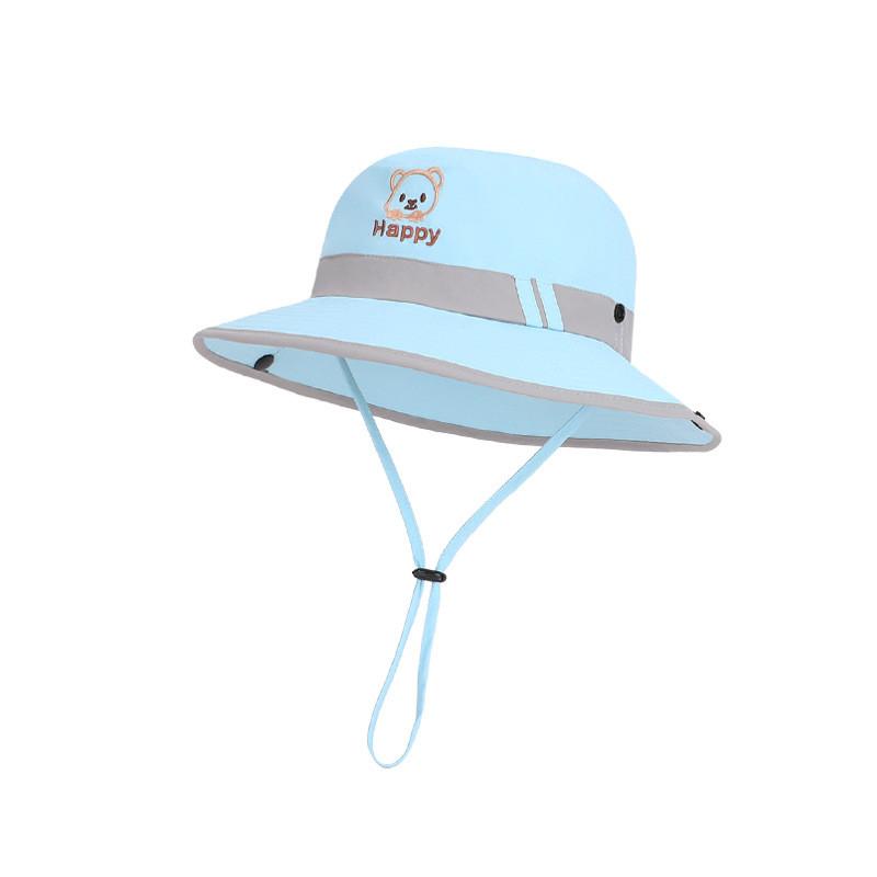 Kids Sun Hat With Large Brim And Breathable Nylon Fabric For Summer Outdoor