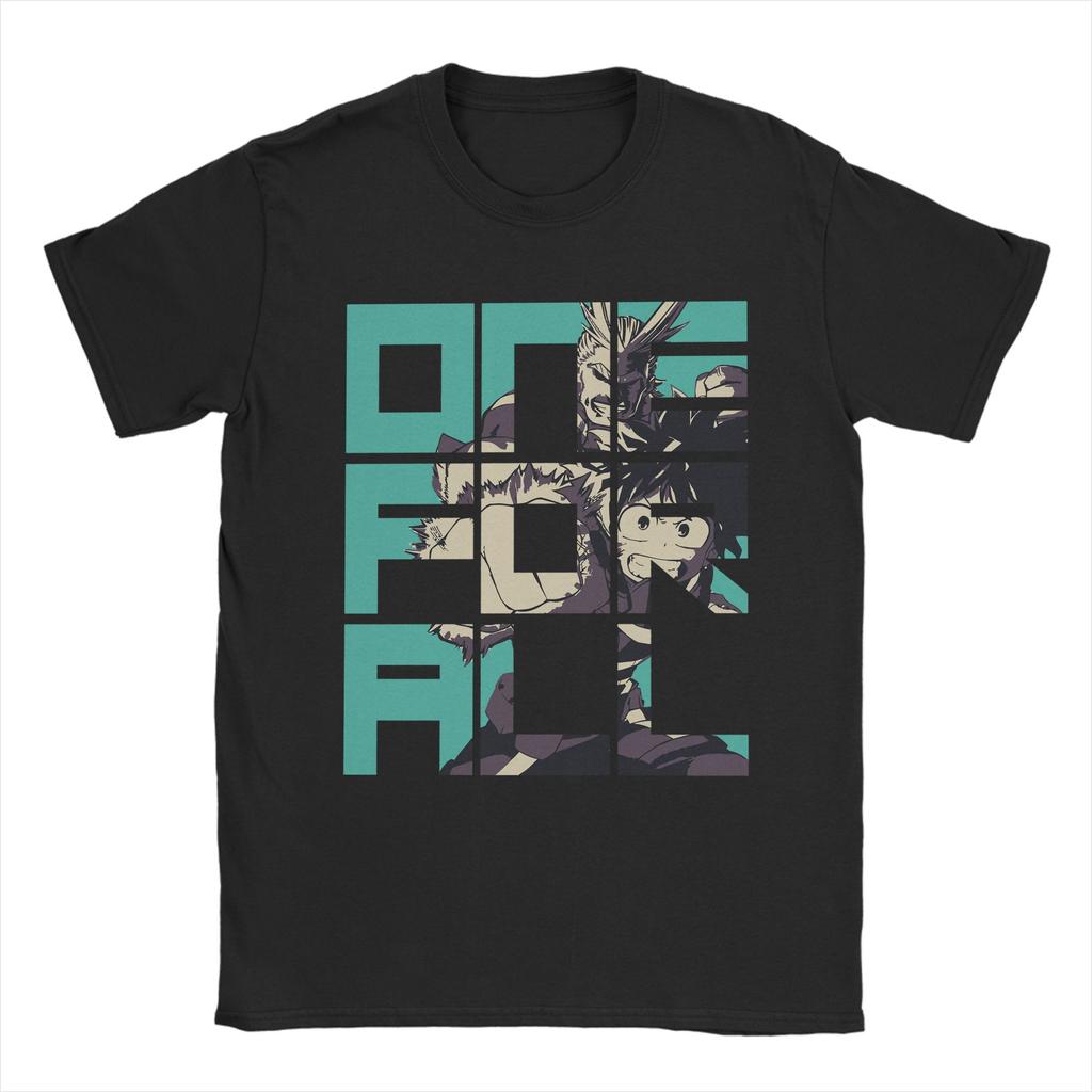 My Hero Academia Plus Ultra Gym T Shirts Men Women Pure Cotton Novelty T-Shirts Crew Neck  Tees Short Sleeve Clothes Printed