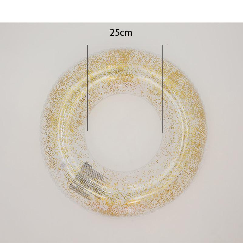 Adult Inflatable Glitter Swim Ring Children's Water Lifesaving Ring Armpit Float Ring