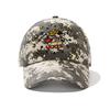 Hip Hop Street Camouflage Embroidery Baseball Cap Female Big Head Circumference Show Face Small Sunscreen Outdoor Versatile Cap Male