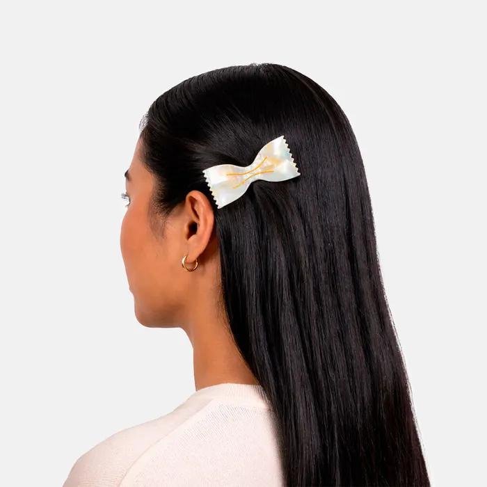 It My Socks Farfalle Ribbon Pasta Hairpin Hairpin
