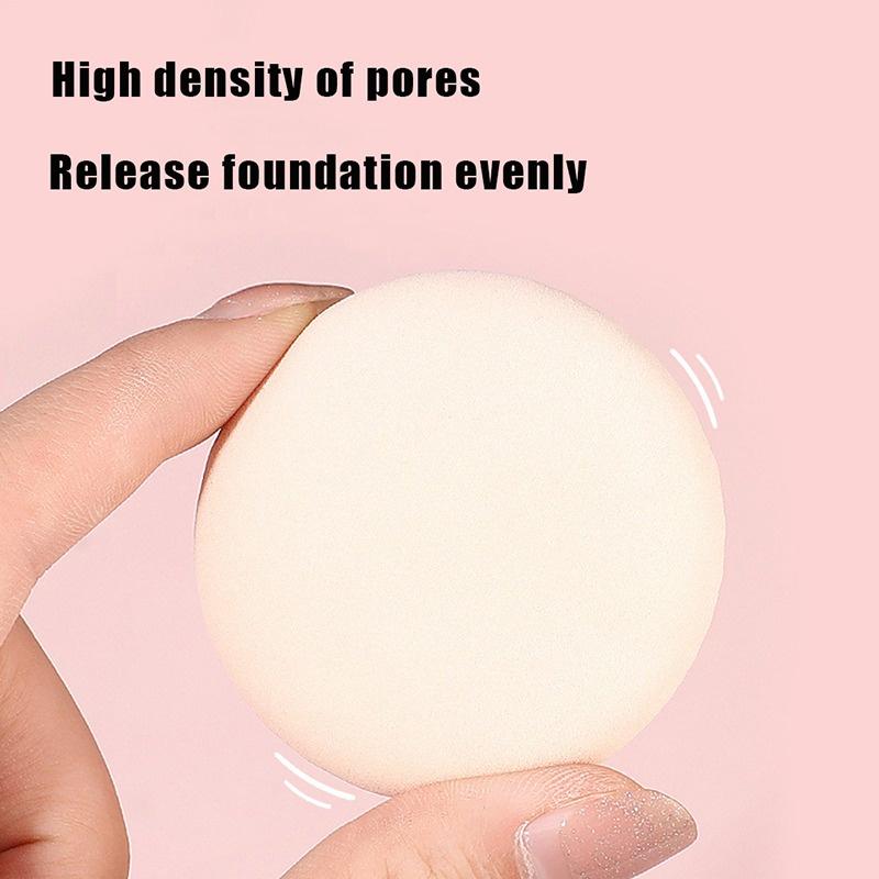 3 Pcs Dry Wet Usable Makeup Cosmetic Puff Sponge Cushion Puff for Foundation Powder Soft and Cute