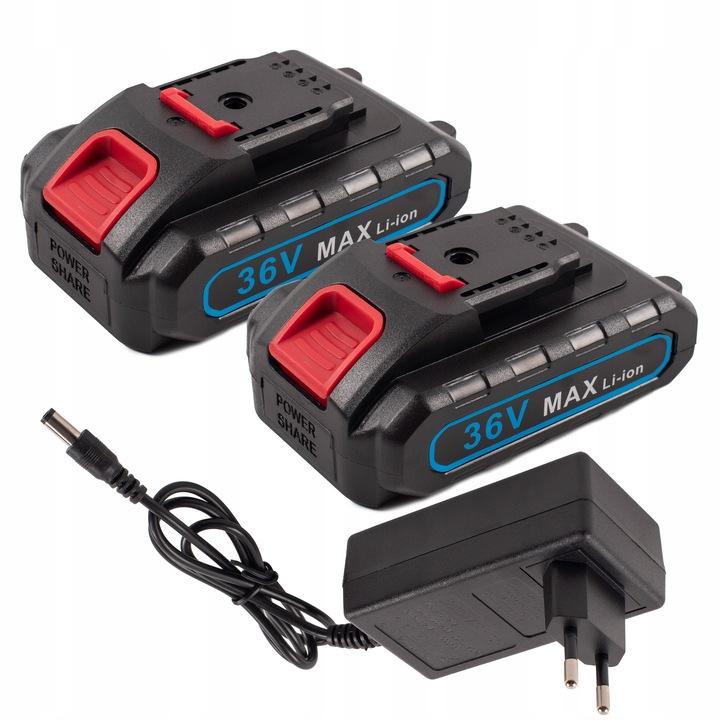 Mocny Sekator Akumulatorowy Do Gałęzi Elektryczny Ogrodowy + 2X Akumulator