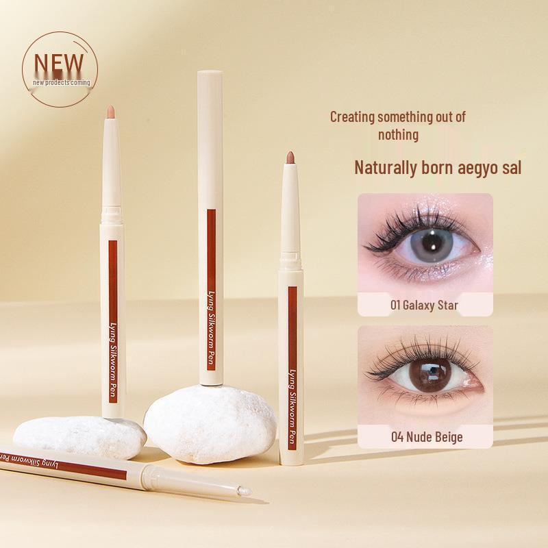 MANSLY Under-eye Highlighter & Lazy Eyeshadow Pencil - Gently Outline & Brighten with Shimmering Finish