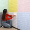 1/5/10M  3D Brick Wall Stickers Wallpaper Decor Foam Waterproof Wall Covering Wallpaper For Kids Living Room DIY Background