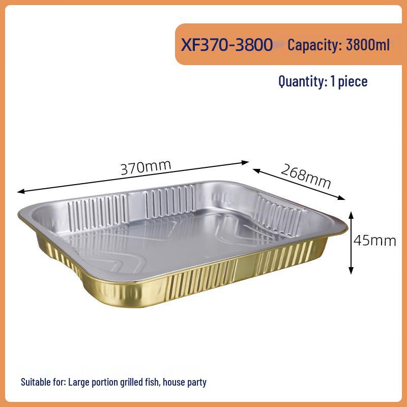 COFLYEE Einweg-Lebensmittelbehälter aus Aluminiumfolie