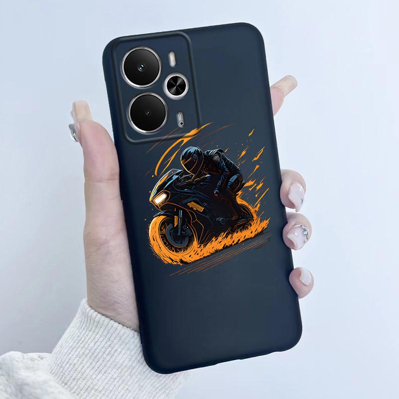 Cases For OPPO Realme 14 14T 5G Casing Fashion Flower Astronaut Girl Design Soft Silicone TPU Cover For Realme14T realme14 Coque