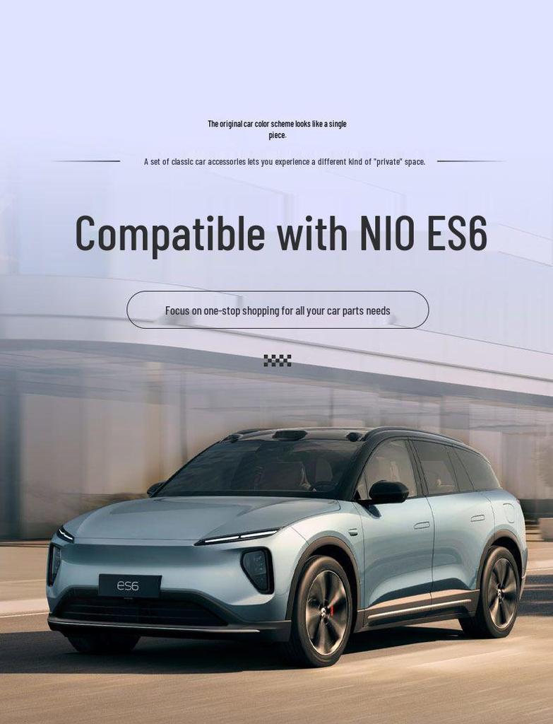 NIO ES6 Anti-Kick Mat and Seat Protection Kit for Interior Modification