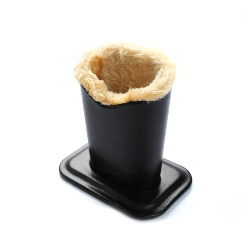 Supporti per occhiali da sole in pelle PU Supporti per occhiali da sole con custodia per occhiali con morbida fodera in peluche