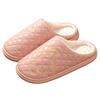Cotton Slippers Women's Autumn and Winter Waterproof and Non-slip New Indoor Home Warmth Outer Leather Slippers Men's Winter