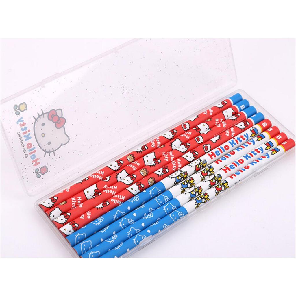 Sanrio Charaktere 8-Stifteetui & Stifte-Set