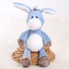Four-Leaf Clover Long-Eared Donkey Plush Toy - Girls' Comfort Gift