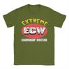 Ecw Hardcore Wrestling Cotton T Shirt For Couple Summer Vintage T Shirts O Neck Fashion Tee Shirt Oversized Pattern Clothes