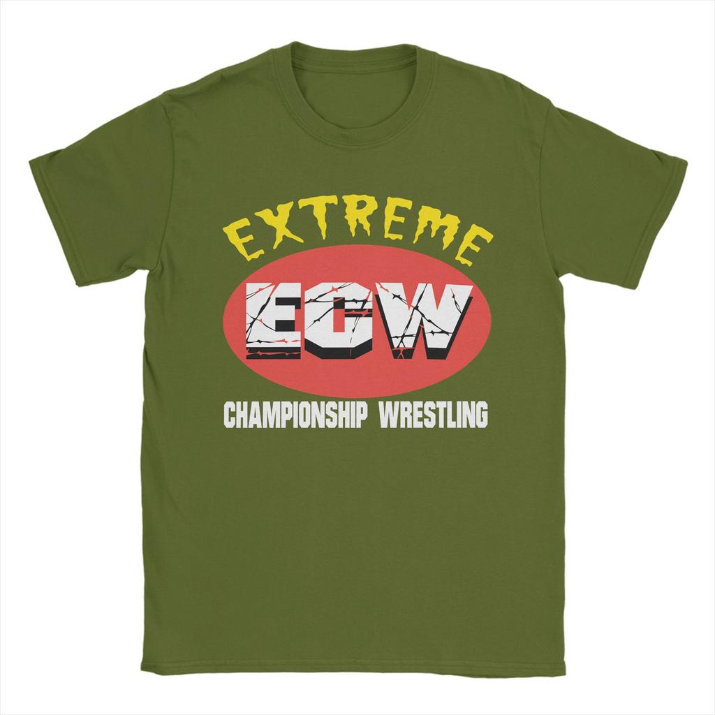 Ecw Hardcore Wrestling Cotton T Shirt For Couple Summer Vintage T Shirts O Neck Fashion Tee Shirt Oversized Pattern Clothes