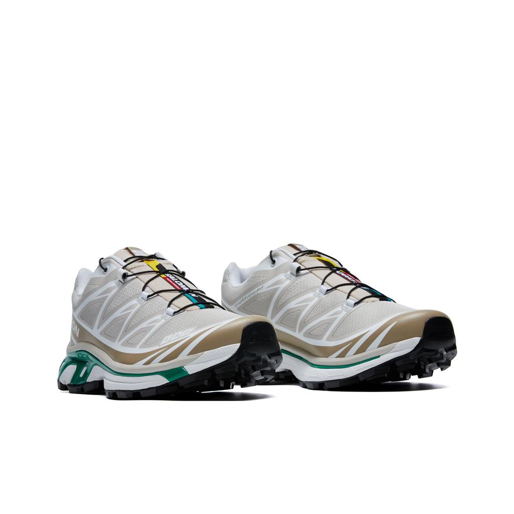 Salomon XT-6 Rainy Day Chinchilla Unisex Sneakers Cream Dynasty-Green L47864300