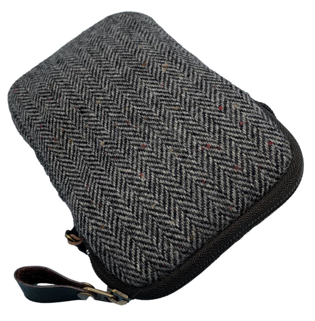 [nature Et Evoluer] Harris Tweed and Recycled Wool Smartphone Shoulder Bag WS2202 (Purple)