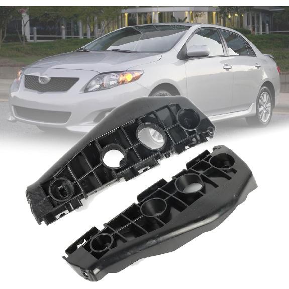 

Front Bumper Bracket Set for Toyota Corolla 2009-2010 Left Driver and Right Passenger Side 52116-12390, 52115-12430, 52116-02110, 5211502130, For Corolla 2009-2010