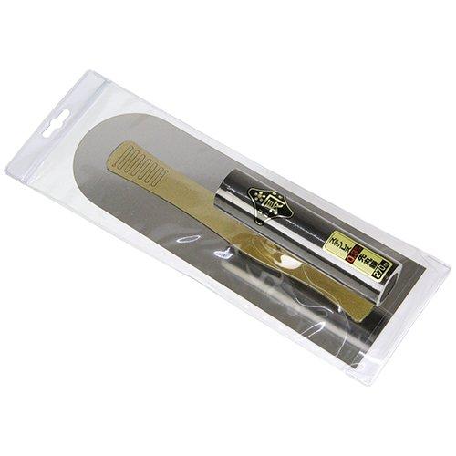 Kinkanechou Stainless Steel Rounded Trowel, 0.3mm Thickness, 270mm, for Wall Finishing.