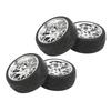 4PCS 110 RC Wheels Strong Cushioning High Abrasion Resistance RC Tires Rubber RC Car Tires for