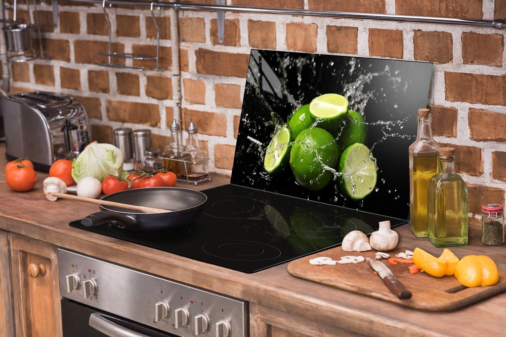 SZKLANA DESKA DO KROJENIA 52x30 LIMONKA