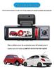 4K Triple-Lens Dash Cam with Night Vision & Built-in GPS