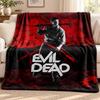 Evil dead blanket Flannel Blanket Soft Cozy Plush Throw for Sofa Bed Lightweight Home Decoration Outdoor camping