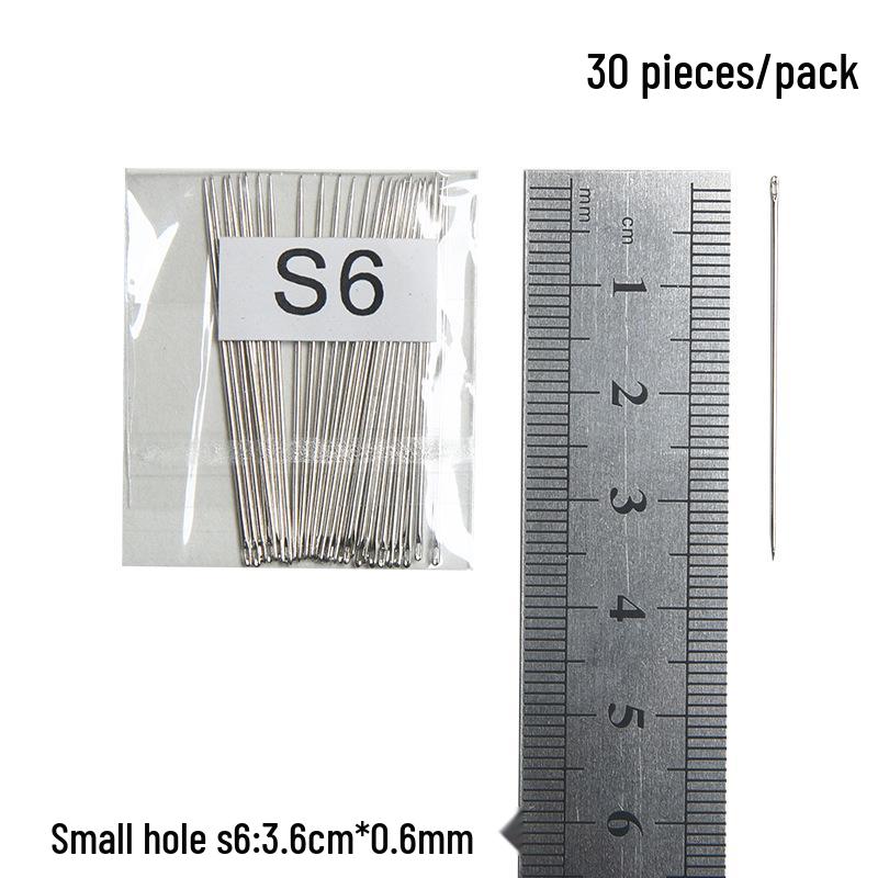 Steel Sewing Needles: Large & Small Eye, Long Needles for Quilts, Clothes, Cross Stitch, Embroidery