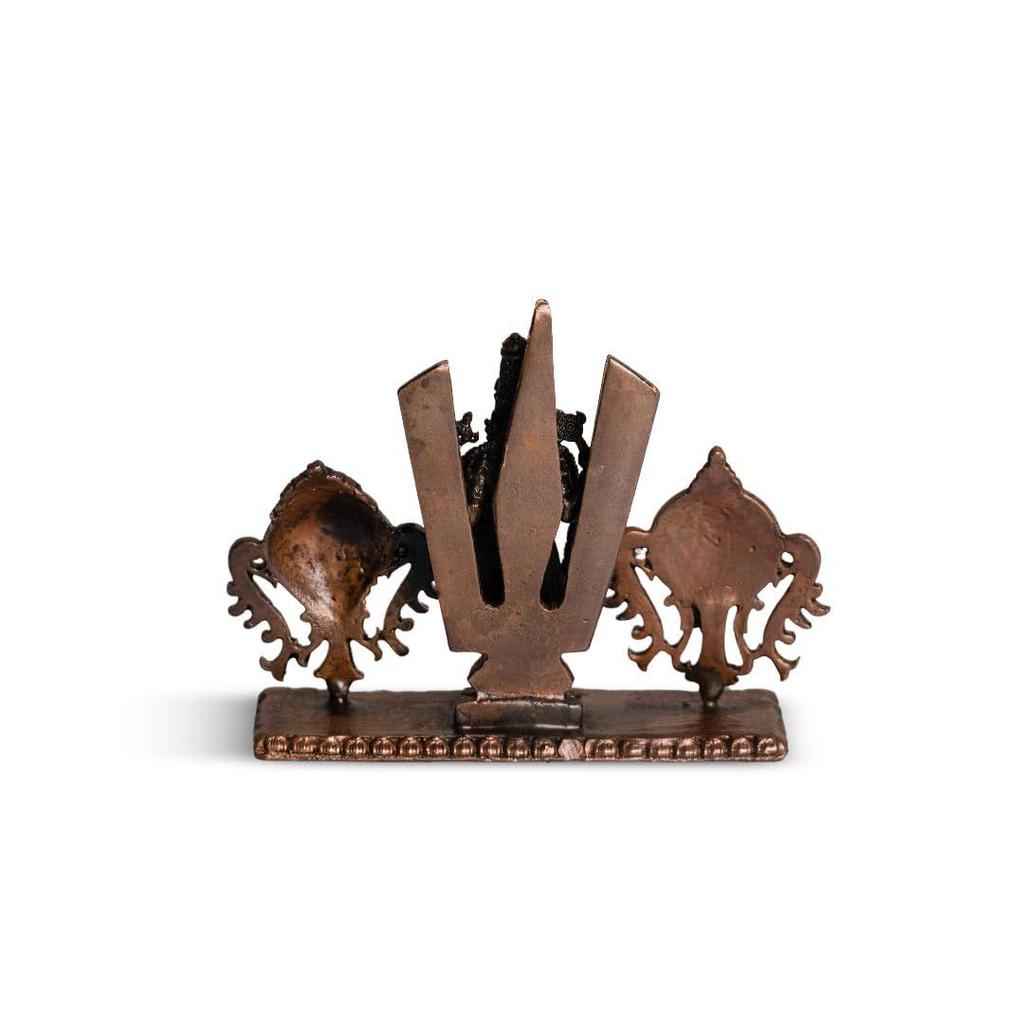 Pure Copper Tirupati Venkateswara | Style Handmade Idol for Puja | South Indian Temple Decor | Divine Energy | Indian Handicraft | Spiritual Gift