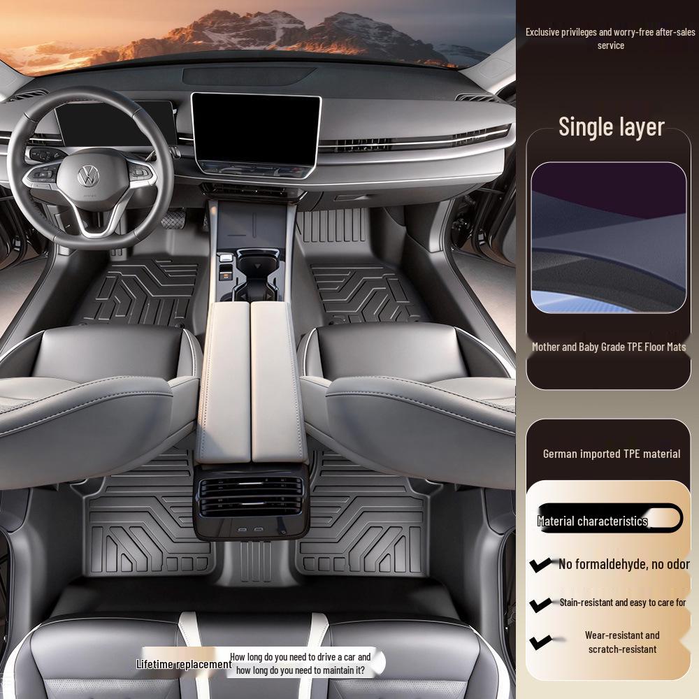 Custom TPE Floor Mats for FAW-Volkswagen Sagitar L (2012-2026)