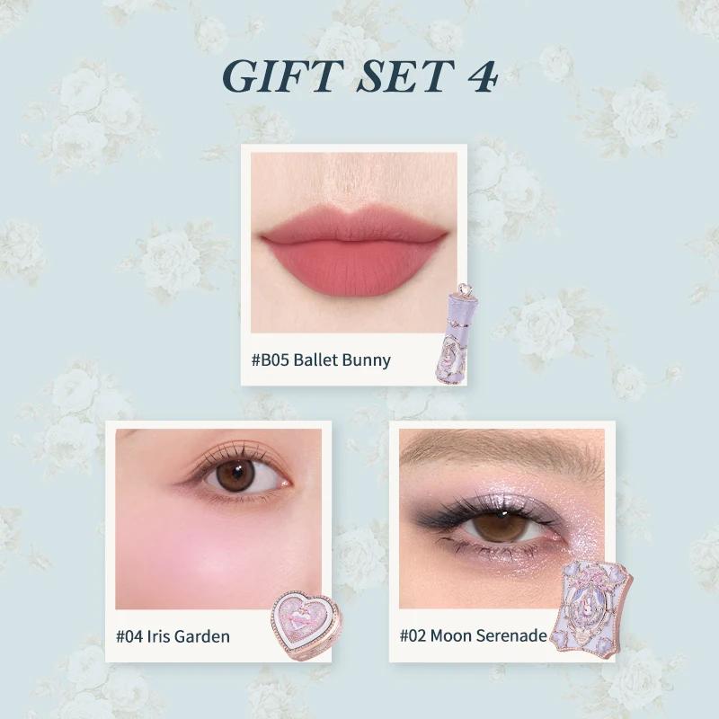 Flowers Knows Bunny Garden Collection Set Regalo Palette Ombretti Trucco Rossetto Opaco Vellutato Crema Labbra Blush De Maquillaje