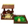 Animal Farm Building Blocks Set: Sheepfold, Cow Shed, Stable, Pigsty DIY Toy Assembly