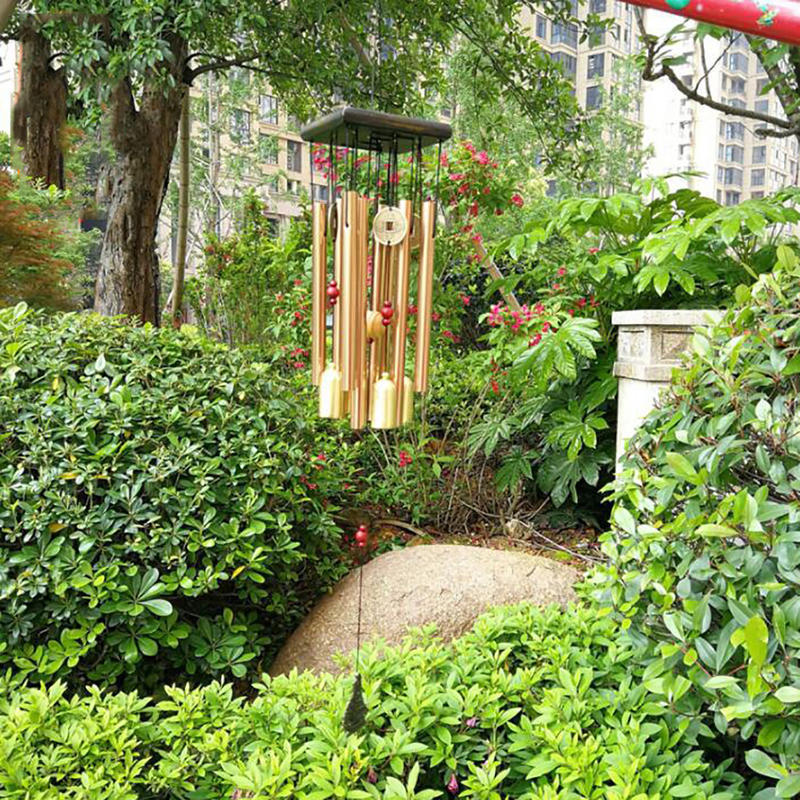 Vintage Hanging Decoration Wind Chimes Antique Crafts Yard Home Ornaments Copper Bells