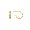 Luxenter Earrings with Sparkling Zircon In 18k Gold Finish - Efla