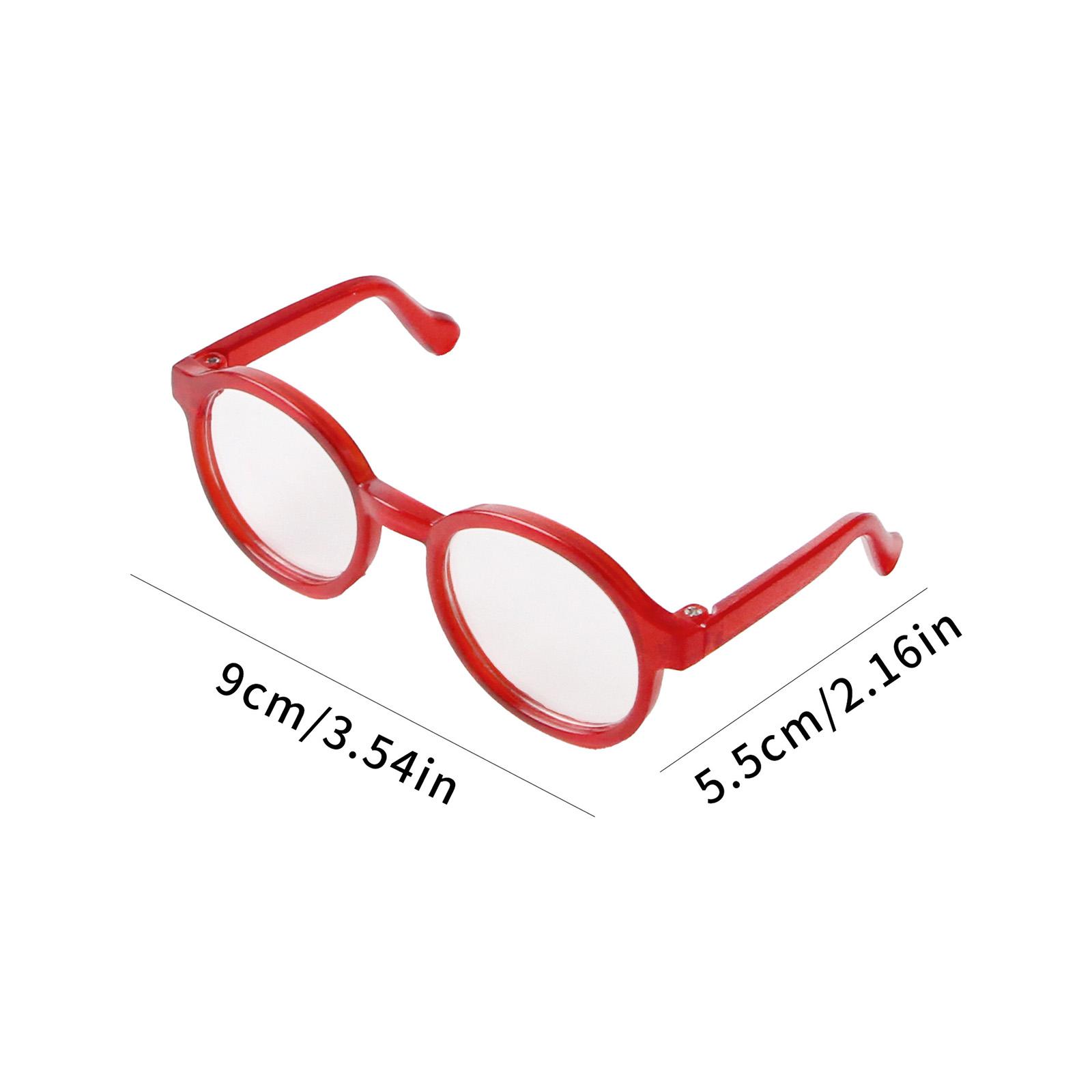 Pets Red Cats Glasses Lightweight Pets Eyewear Frame Cute Photography Accessories Decorative Prop For Cats And Tiny Animals