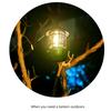 Hanging Rechargeable LED Camping Lantern, (Black)
