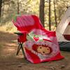 1pc Strawberry Princess6 Theme Blanket - Digital Print, Polyester, Cozy for All Seasons, Perfect for Outdoor, Camping, and Travel