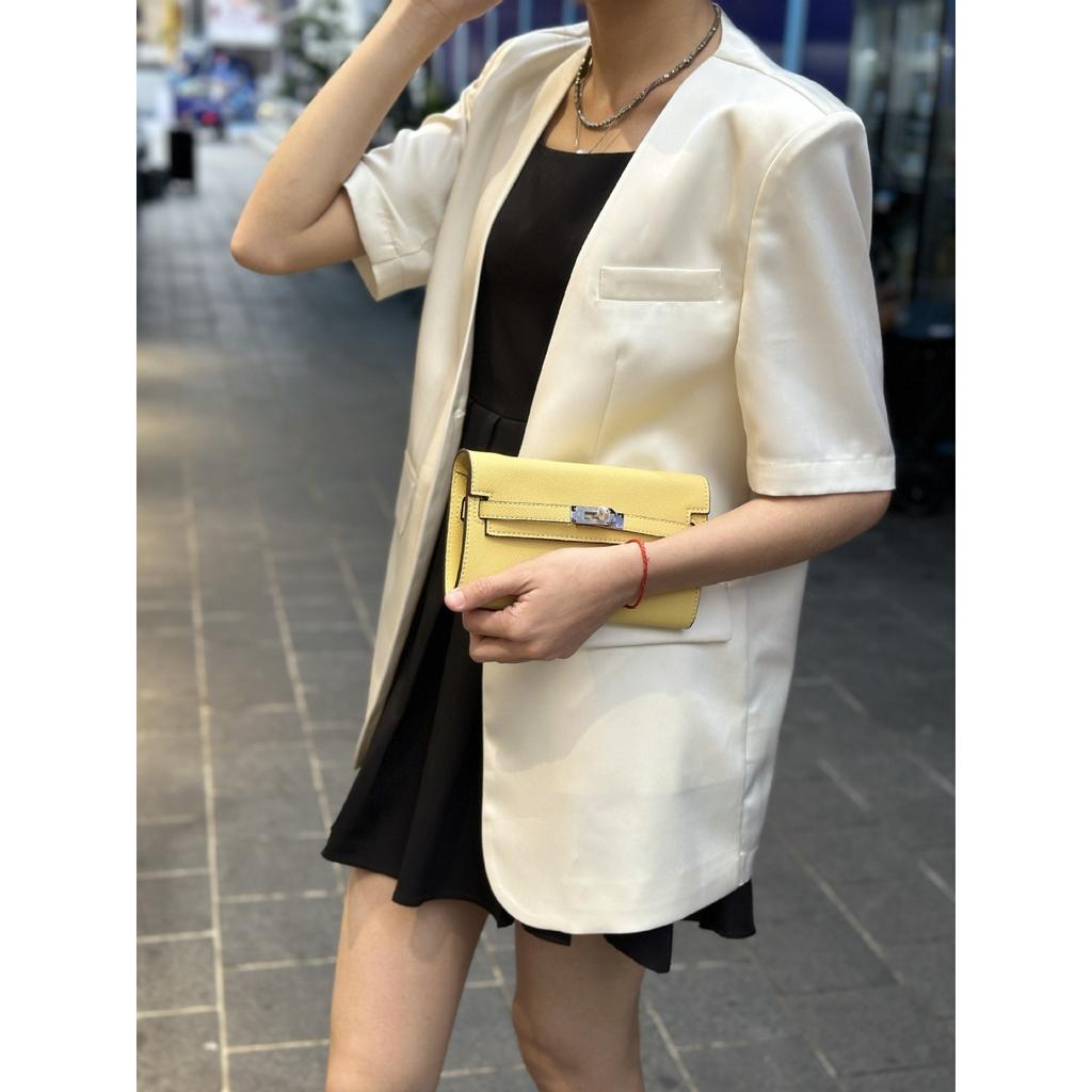 New Palm Pattern Kelly Bag Retro Messenger Bag Fashion Shoulder Bag Hand Wallet Mobile Phone Bag Women