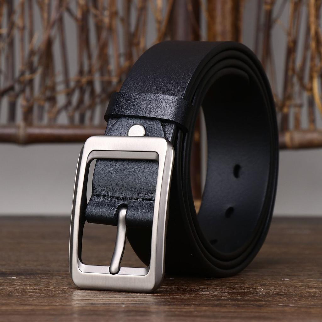 Rough And Domineering Business Belt Men'S Genuine Leather First Layer Cowhide Casual Versatile Formal Pants Belt Men'S Explosion