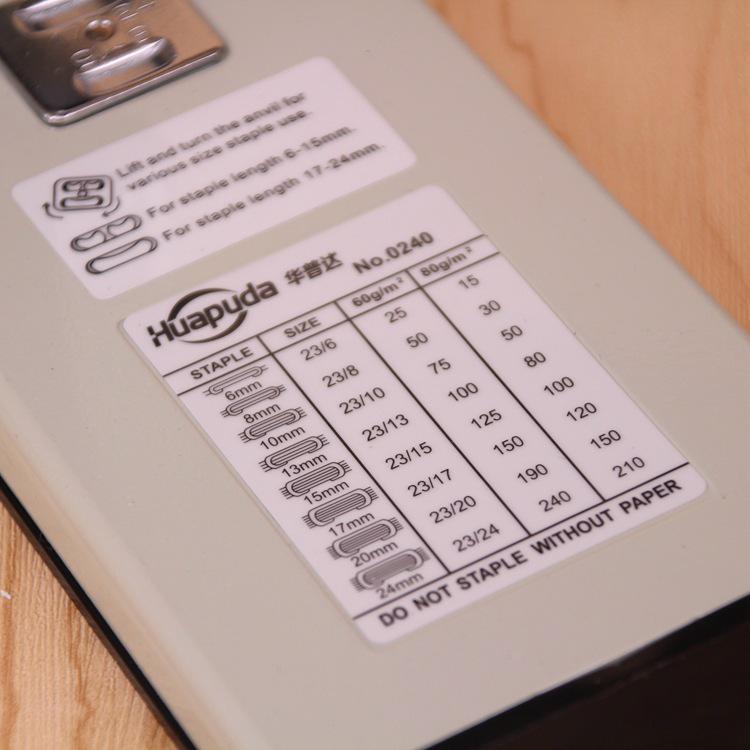 Huapuda Heavy-Duty Leather Stapler, 240 Sheets