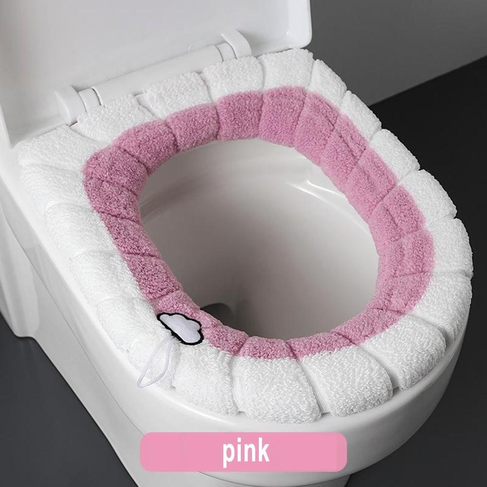 Toilet Seat Cover Closestool Lid Mat Polyester Material Soft Cushioning