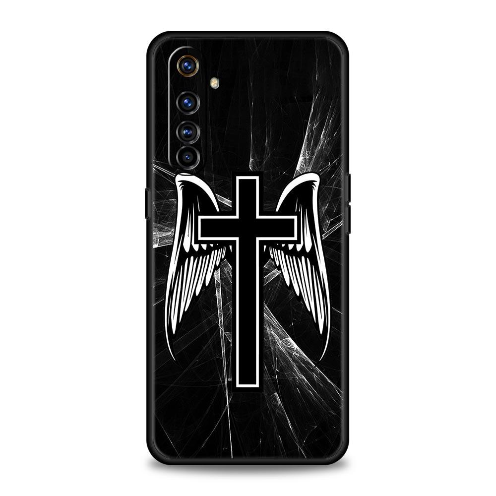 Bible Jesus Christ Cross Phone Case For Realme 12 11 10 9 8 5G 7 6 GT5 GT3 GT2 Pro Plus C21 C11 C25 C35 GT Neo 2 3 3T 5 Cover