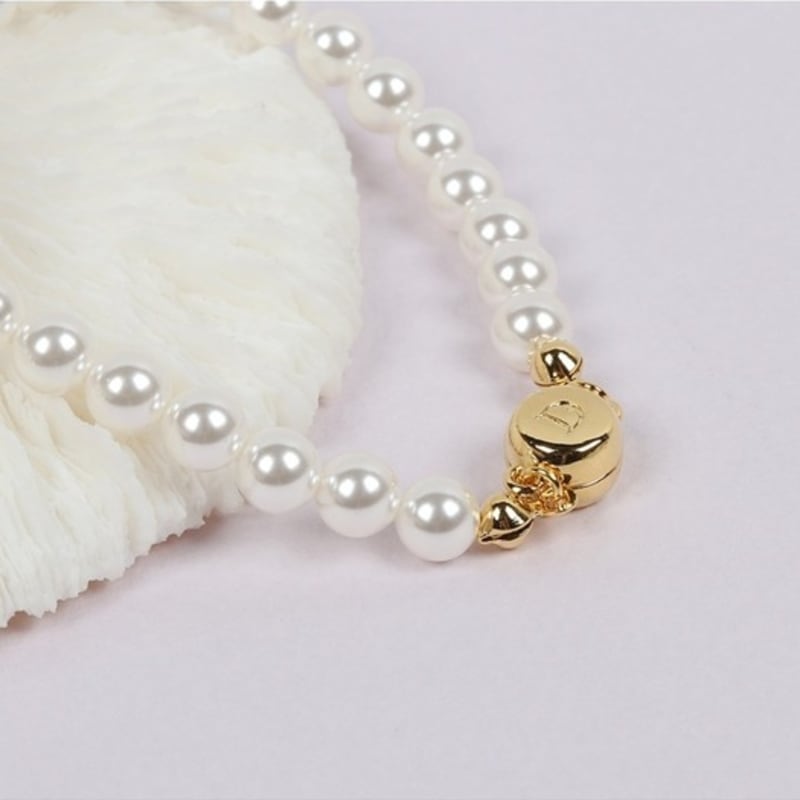 Dana Burton [Magnet One-Touch] Joy Pearl Bracelet_6mm Pearl