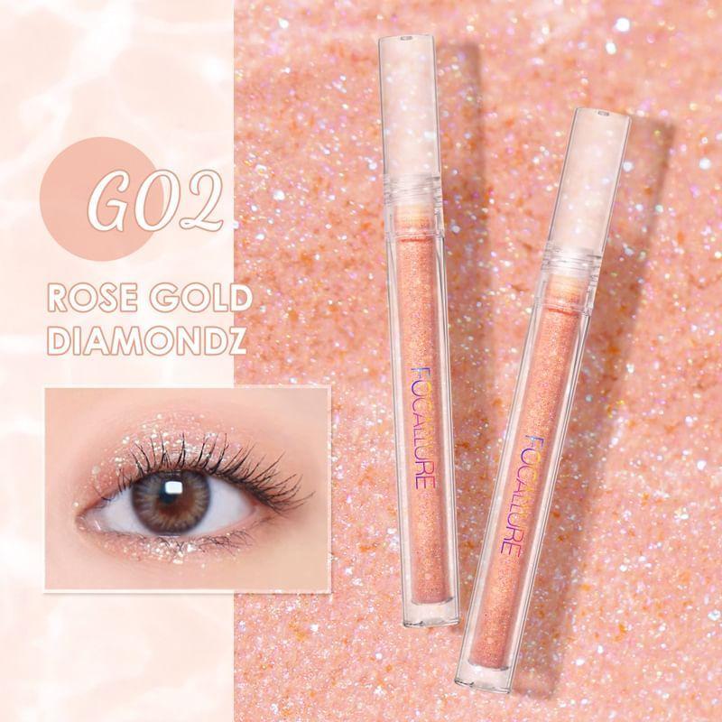 FOCALLURE - GLITTERING Liquid Eyeshadow - 7 Colors