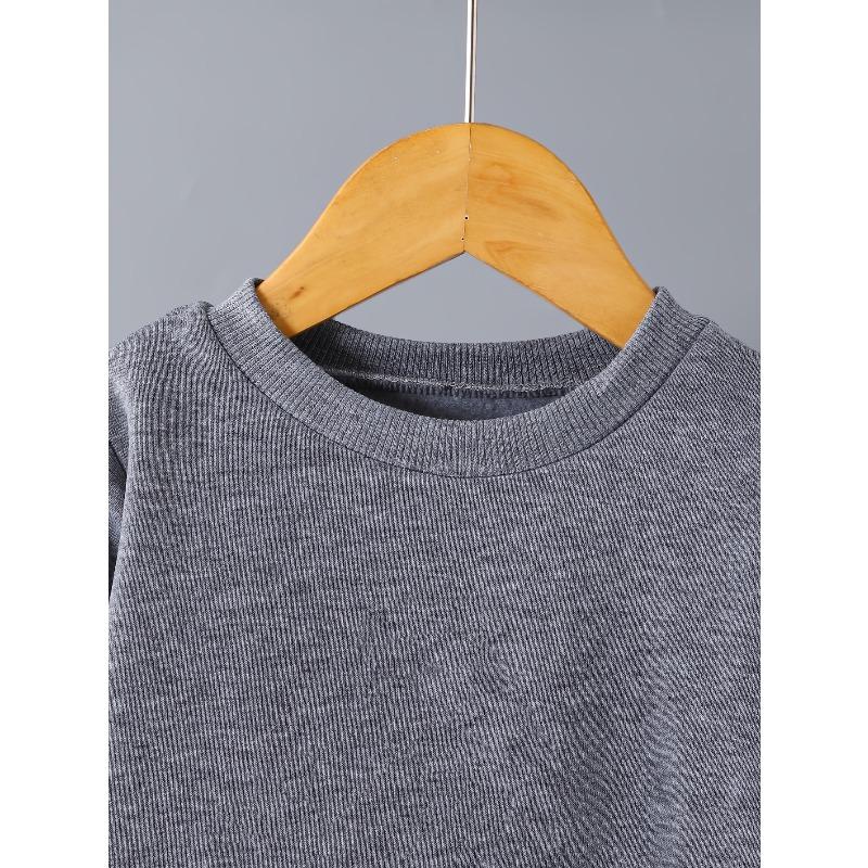 European sizes Fashionable Round-Neck Sweatshirt for Kids, Featuring Trendy Patterns And Prints. Suitable for Children Aged 3-10
