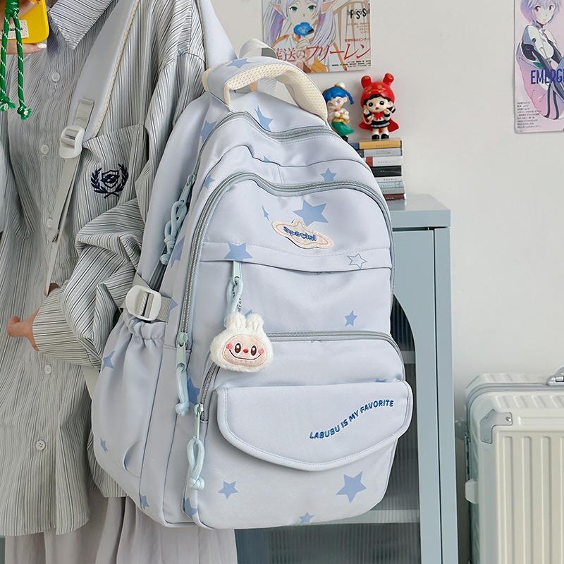 The New Schoolbag Is High-value, Fresh and Sweet, Candy-colored Backpack, Lightweight and Large-capacity Backpack for Junior High School Students.