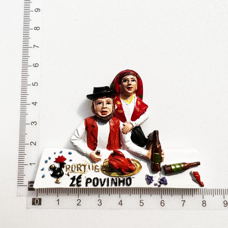 Portugal Tourism Souvenirs Fridge Magets Lisbon Madeira Islands Travelling Fridge Stickers Home Decor Wedding Gifts