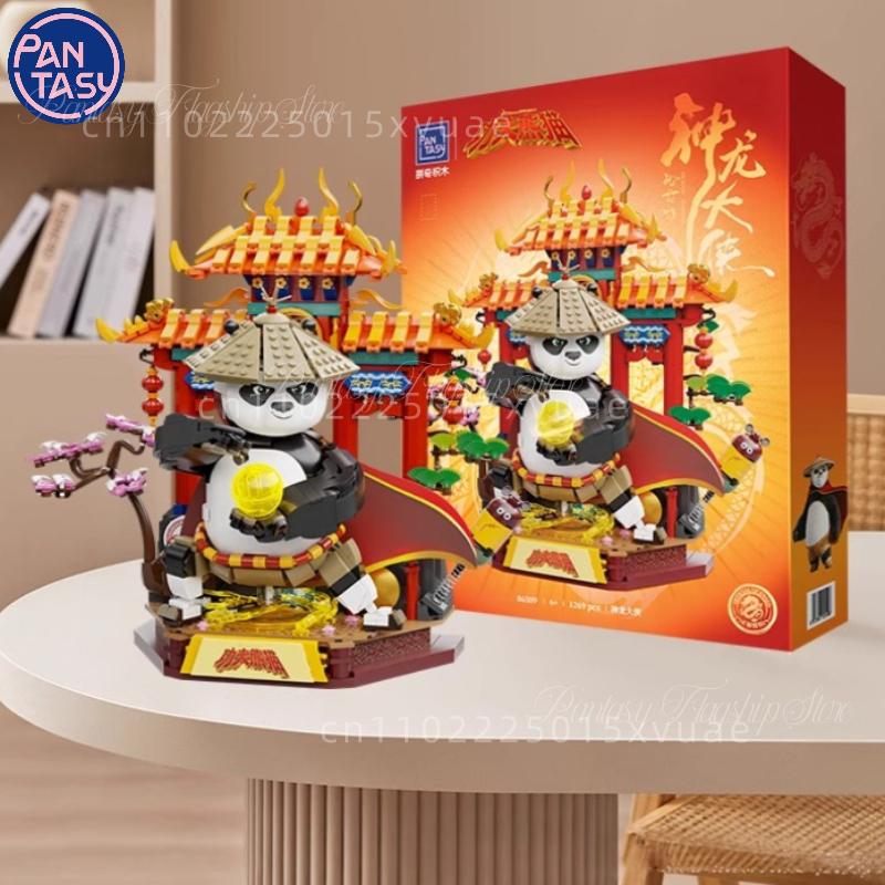 

Pantasy Kung Fu Panda 4 Building Blocks Dragon Hero Educational Assembling Model Toys Collection Desktop Decoration Holiday Gift NO BOX