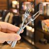 Elegant Swan Base Fruit Fork Set