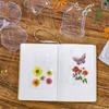 20PCS DIY PET Stickers Transparent DIY Book Marks High Quality Homemade Plant Specimens  Students